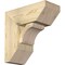 Ekena Millwork Legacy Slat Rough Sawn Bracket w/ Offset Brace, Douglas Fir, 8"W x 18"D x 18"H BKT0806X18X18LEC06RDF - alternate 1